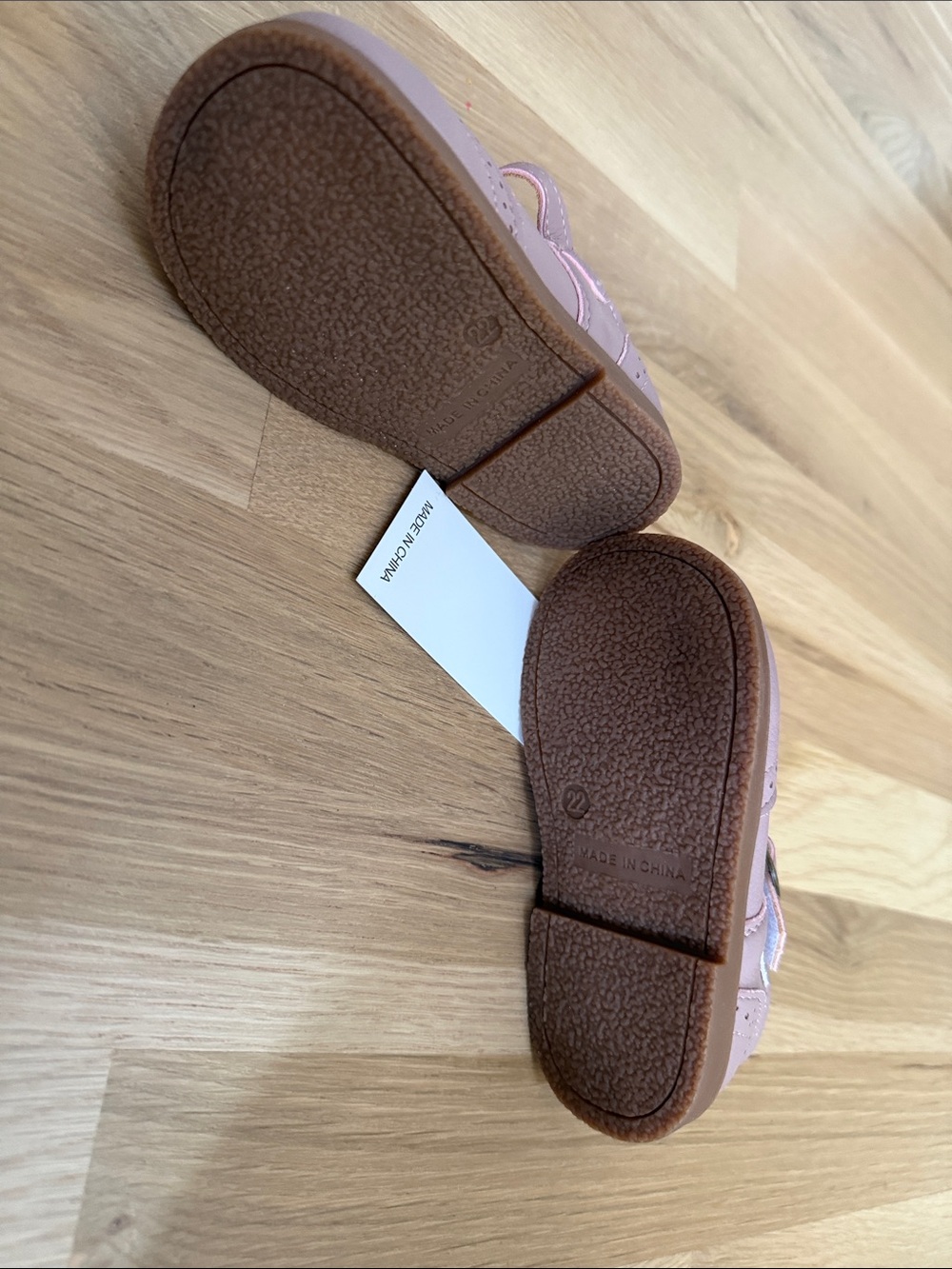 Girls' Pink Mary Jane Dress Shoes - Picture 3 of 4